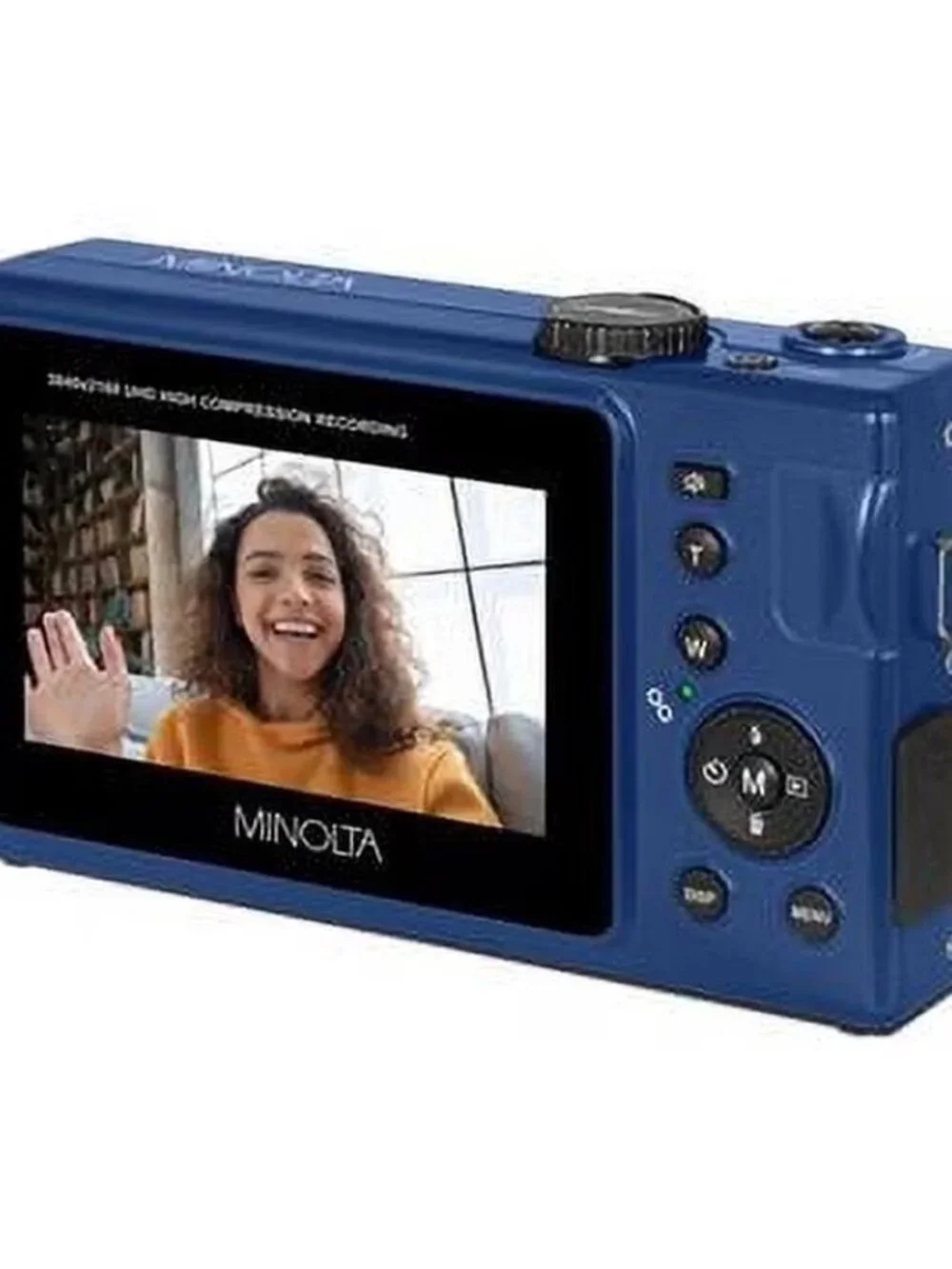 Minolta MND25 48MP 4K UHD Digital Camera 16X Zoom Selfie Mirror Blue New